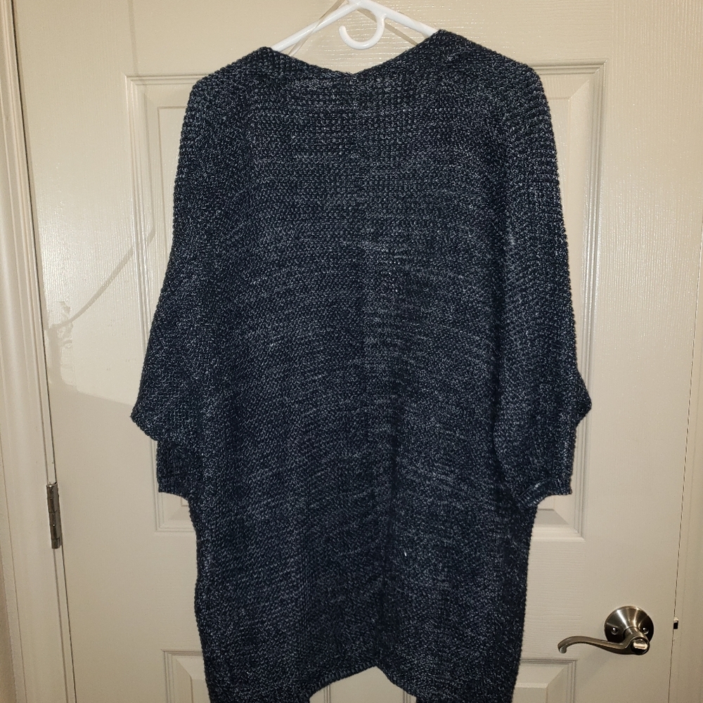 Knitted blue cardigan - Picture 2 of 3